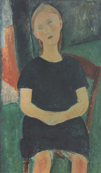 Amedeo Modigliani Jeune fille sur une chaise (mk38) Spain oil painting art